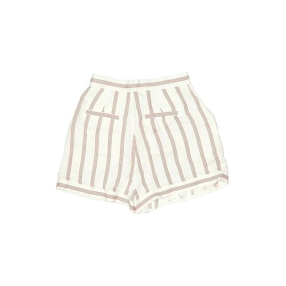 Joie Carvel Striped Shorts High Rise Porcelain Ivory White Size 4 - Picture 5 of 10